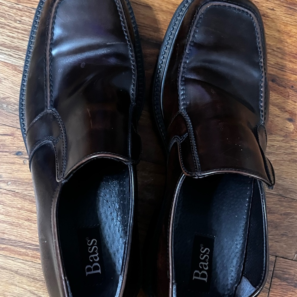 Bass Men's Dark Brown Slip-On Loafers